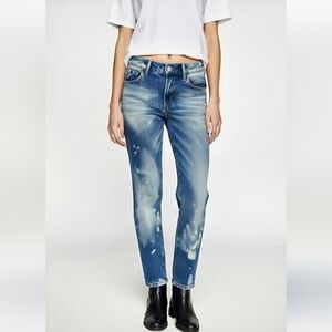 Polo by Ralph Lauren Tompkins Skinny Blue Distressed Jeans for Women size 26